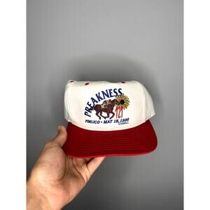 Vintage 90s Preakness 121 Pimlico Horse Racing Snapback Hat